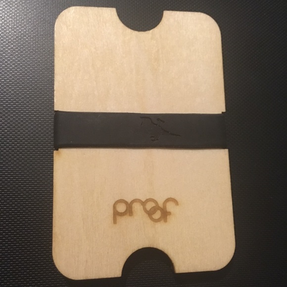 Wooden slab wallet. It floats! - Picture 3 of 6